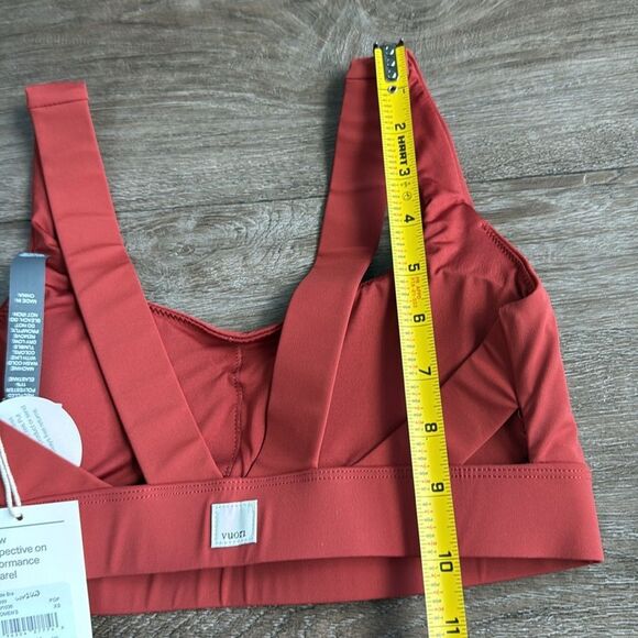 VUORI Stride Bra SPORTS BRA POPPY‎ Women’s size XS NWT - Picture 5 of 7